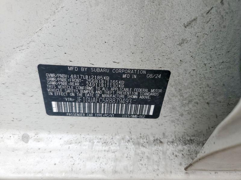 2024 SUBARU IMPREZA SP - JF1GUAFC5R8879493