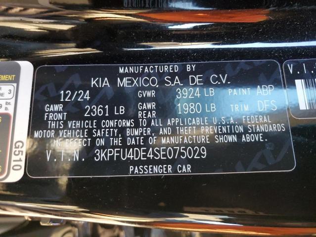 2025 KIA K4 EX - 3KPFU4DE4SE075029