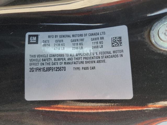 2015 CHEVROLET CAMARO SS - 2G1FH1EJ8F9125670