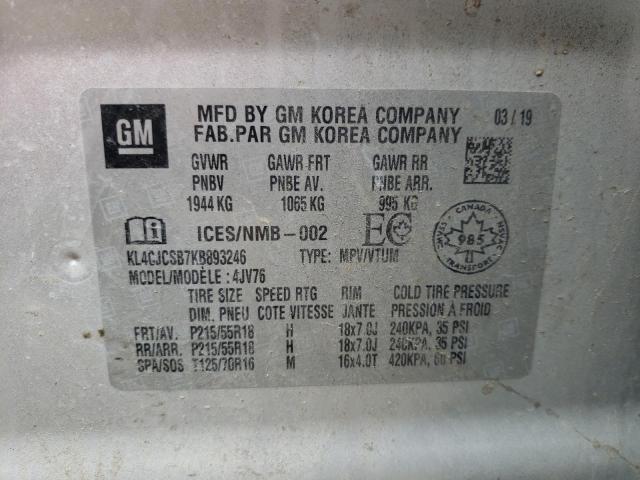 2019 BUICK ENCORE ESS KL4CJCSB7KB893246