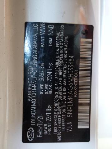 2021 HYUNDAI ELANTRA SE - 5NPLM4AG6MH033484