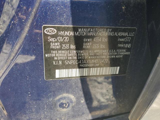 2021 HYUNDAI SONATA SE - 5NPEG4JAXMH070422
