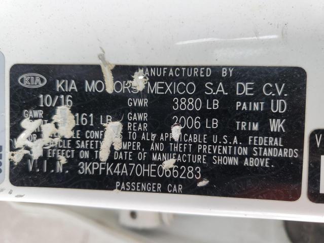 2017 KIA FORTE LX - 3KPFK4A70HE066283