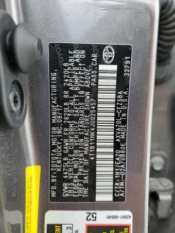 2018 TOYOTA CAMRY L - 4T1B11HK4JU025457