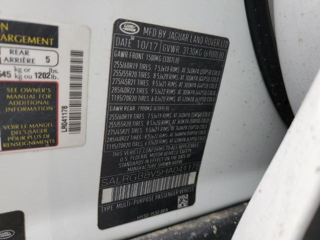 2017 LAND ROVER DISCOVERY SALRGBBV5HA041178