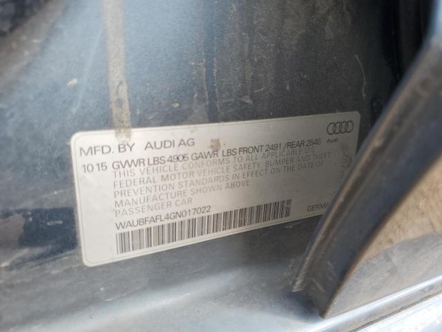 2016 AUDI A4 PREMIUM - WAUBFAFL4GN017022