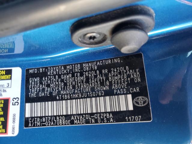 2018 TOYOTA CAMRY XSE - 4T1B61HK9JU150763