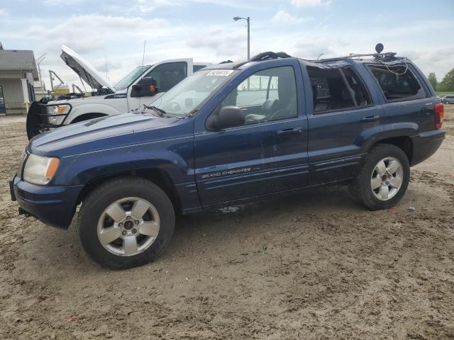 JEEP GRAND CHER 2001 blue  gas 1J4GW58S71C542660 photo #1