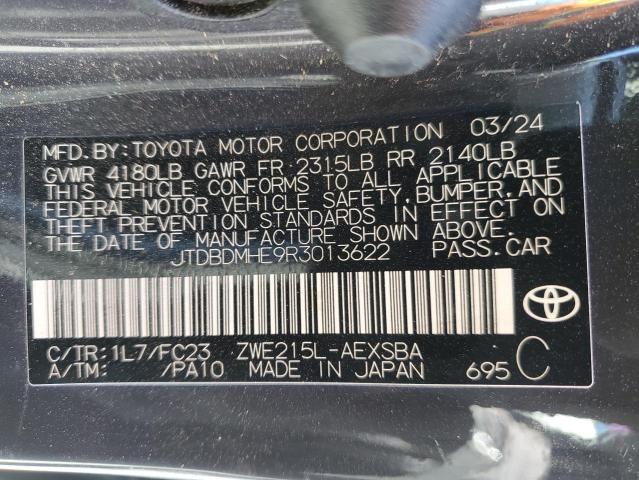 2024 TOYOTA COROLLA LE - JTDBDMHE9R3013622