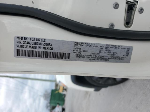 2021 JEEP COMPASS 80 3C4NJCEB7MT535933
