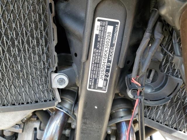 2019 HONDA CRF1000 D JH2SD0416KK300298