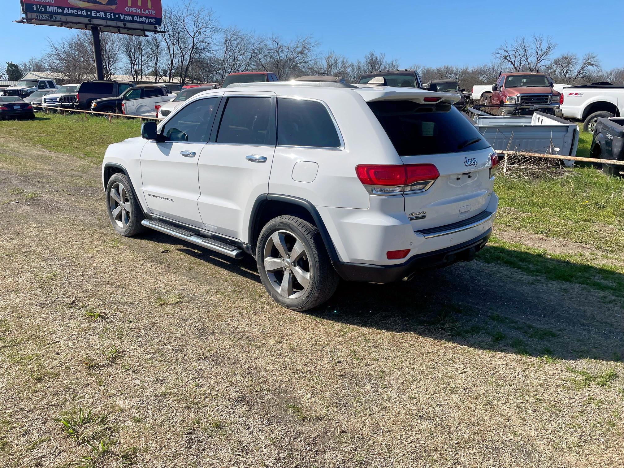 JEEP GRAND CHER 2014 white 4dr spor diesel 1C4RJFBM9EC380629 photo #4