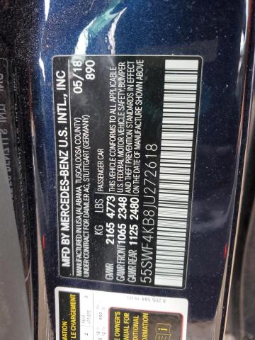 2018 MERCEDES-BENZ C 300 4MAT - 55SWF4KB8JU272618