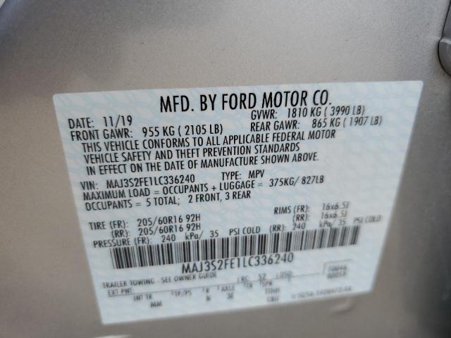 2020 FORD ECOSPORT S - MAJ3S2FE1LC336240
