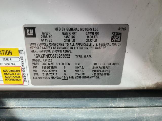 2015 GMC ACADIA SLE 1GKKRNED6FJ263852