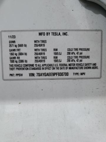 2023 TESLA MODEL Y - 7SAYGAEE9PF930700