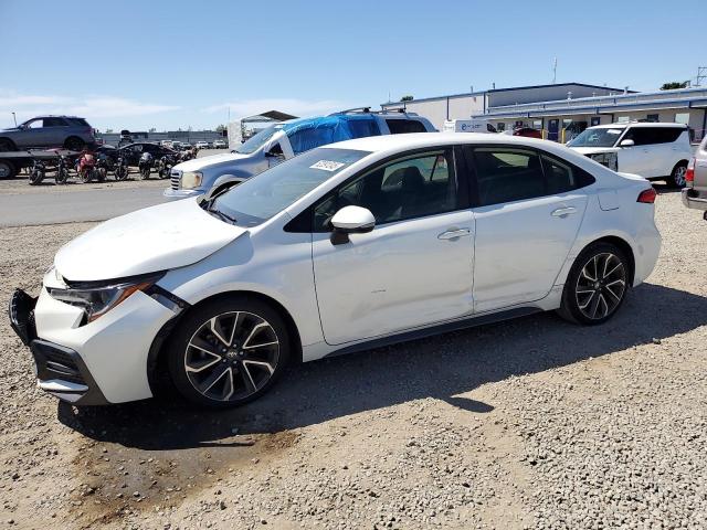 TOYOTA COROLLA SE 2020 white  gas JTDS4RCE7LJ009219 photo #1