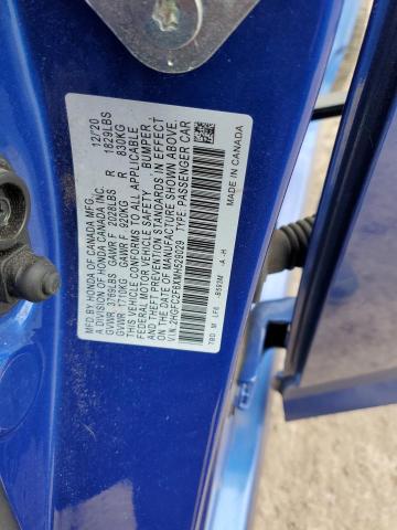 2021 HONDA CIVIC LX - 2HGFC2F6XMH529029