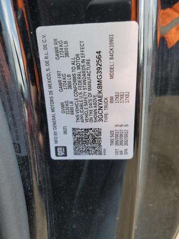 2021 CHEVROLET SILVERADO - 3GCNYAEK8MG392564