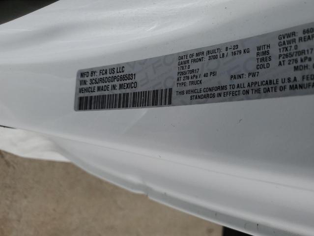 2023 RAM 1500 CLASS - 3C6JR6DG0PG665031