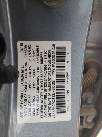 2018 HONDA CIVIC LX - 2HGFC2F52JH557586