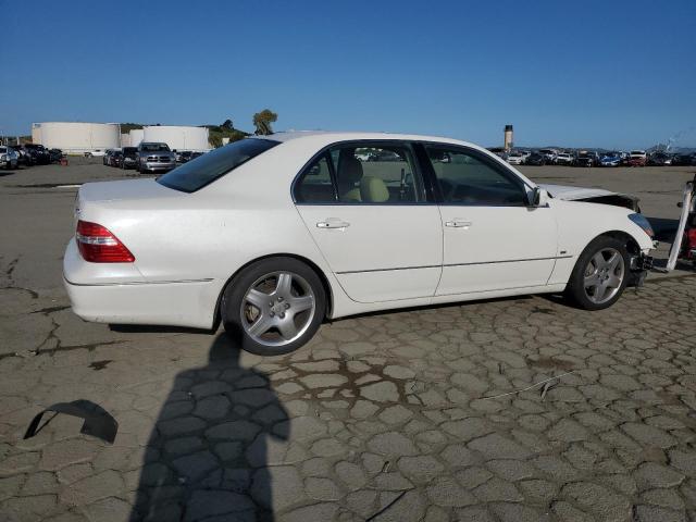 LEXUS LS 430 2004 white  gas JTHBN36F740171842 photo #4