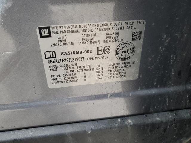2018 GMC TERRAIN SL - 3GKALTEX9JL312037