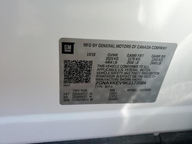 2019 CHEVROLET EQUINOX LT - 2GNAXKEV9K6173064