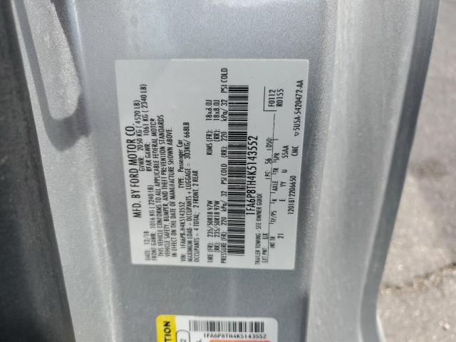 2019 FORD MUSTANG - 1FA6P8TH4K5143552