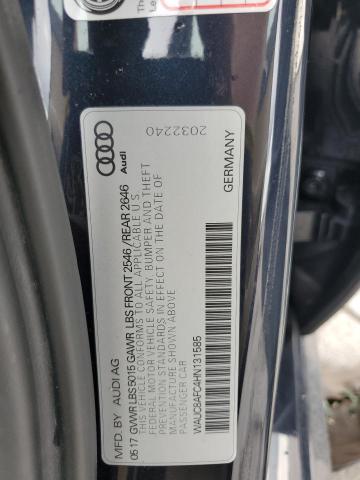 2017 AUDI A6 PREMIUM - WAUC8AFC4HN131585