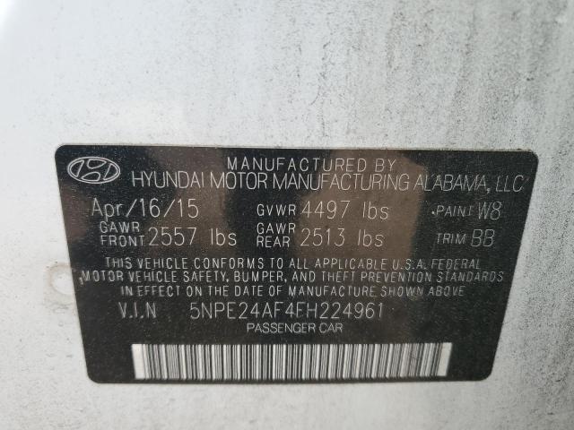 2015 HYUNDAI SONATA SE - 5NPE24AF4FH224961