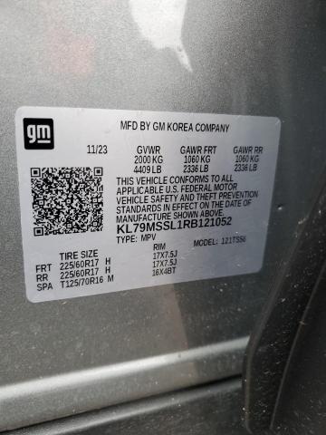2024 CHEVROLET TRAILBLAZE KL79MSSL1RB121052