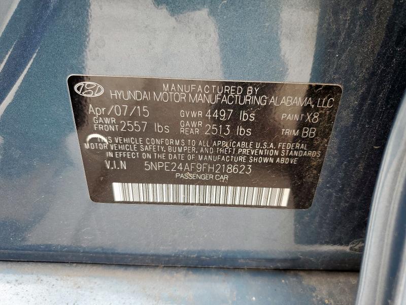 2015 HYUNDAI SONATA SE - 5NPE24AF9FH218623