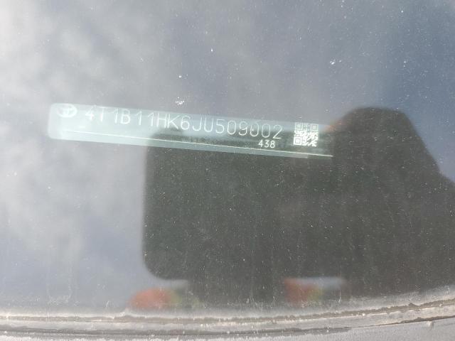 2018 TOYOTA CAMRY L - 4T1B11HK6JU509002