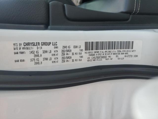 2015 JEEP GRAND CHER - 1C4RJFBG6FC609263