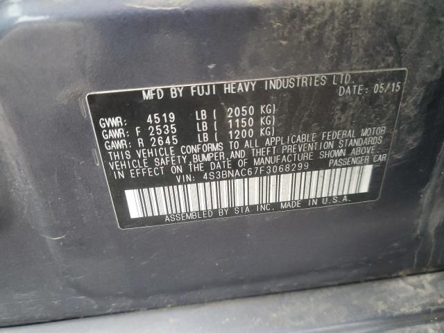 2015 SUBARU LEGACY 2.5 - 4S3BNAC67F3068299