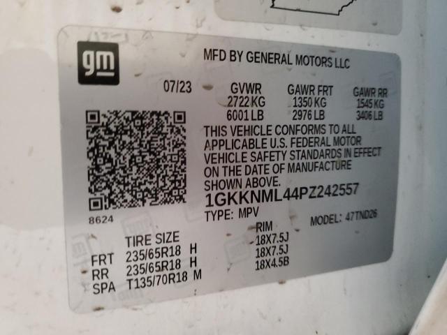 2023 GMC ACADIA SLT 1GKKNML44PZ242557