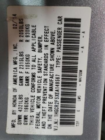 2014 HONDA ACCORD SPO - 1HGCR2F5XEA149567