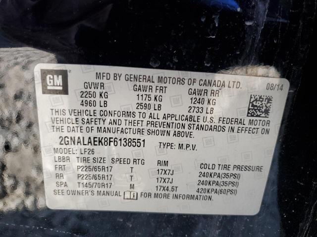 2015 CHEVROLET EQUINOX LS - 2GNALAEK8F6138551