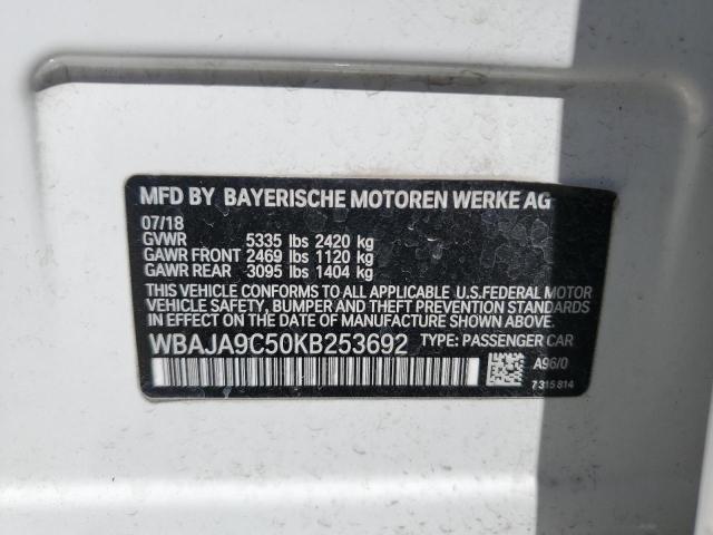 2019 BMW 530E - WBAJA9C50KB253692