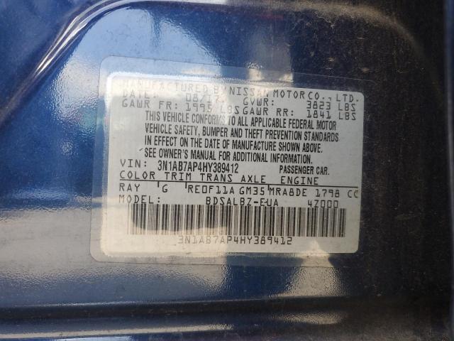 2017 NISSAN SENTRA S - 3N1AB7AP4HY389412
