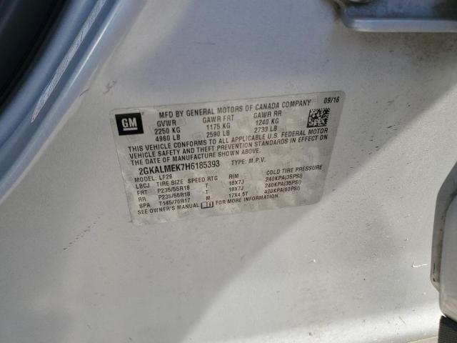 2017 GMC TERRAIN SL - 2GKALMEK7H6185393