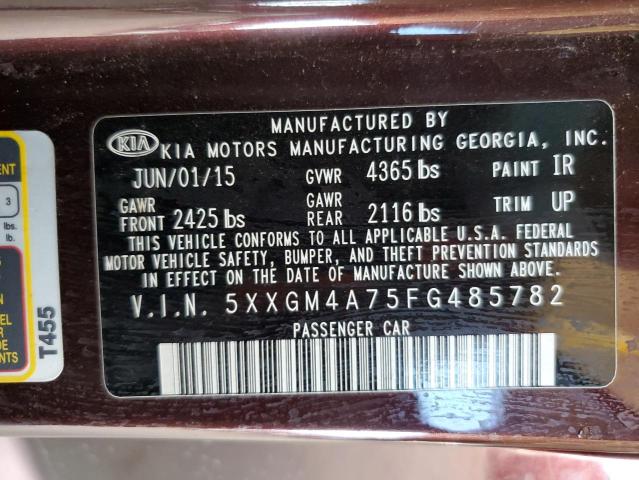 2015 KIA OPTIMA LX - 5XXGM4A75FG485782