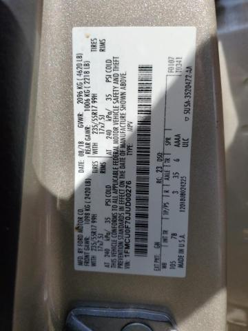 2018 FORD ESCAPE S - 1FMCU0F70JUD00276