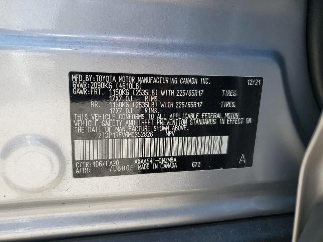 2021 TOYOTA RAV4 XLE - 2T3P1RFV6MC252826