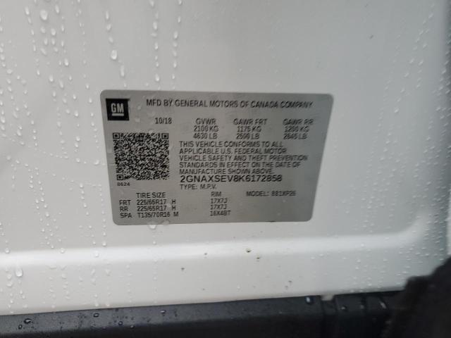 2019 CHEVROLET EQUINOX LS 2GNAXSEV8K6172858