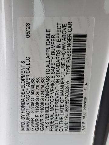 2023 ACURA TLX A-SPEC 19UUB6F59PA003955