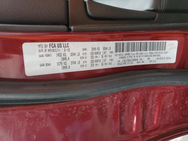2018 JEEP GRAND CHER - 1C4RJFBG8JC449444