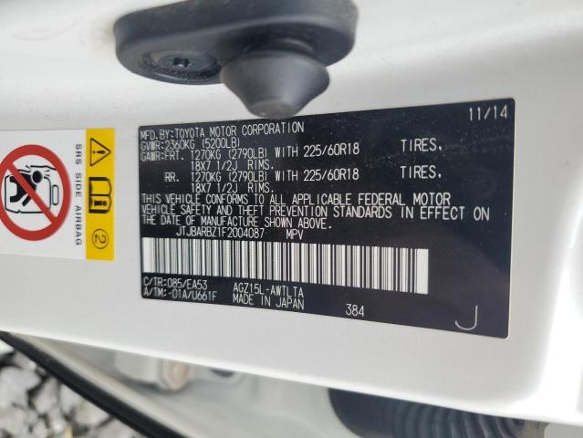 2015 LEXUS NX 200T JTJBARBZ1F2004087