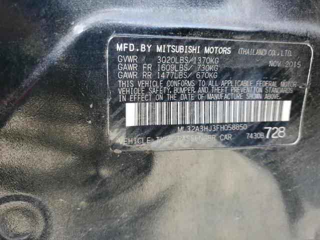 2015 MITSUBISHI MIRAGE DE ML32A3HJ3FH058850